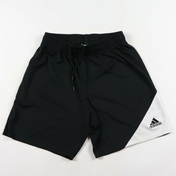 adidas Shorts Vintage Adidas Spell Out Soccer Shorts Black